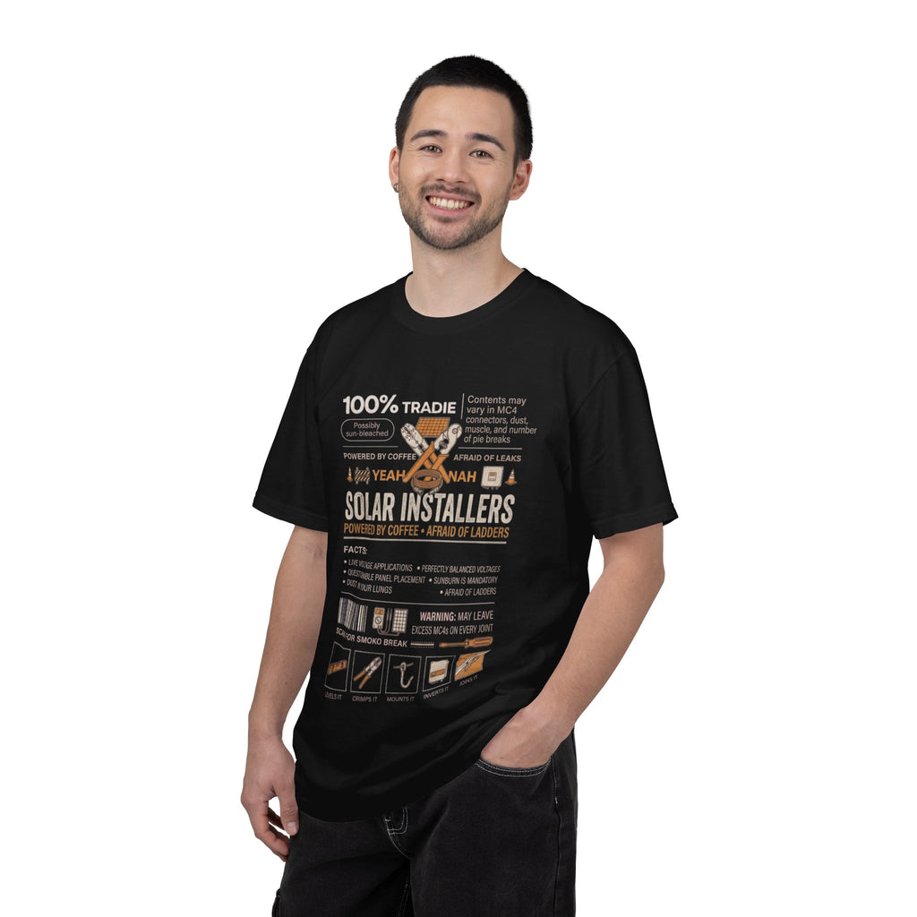 Solar Installers Ingredient List T‑Shirt