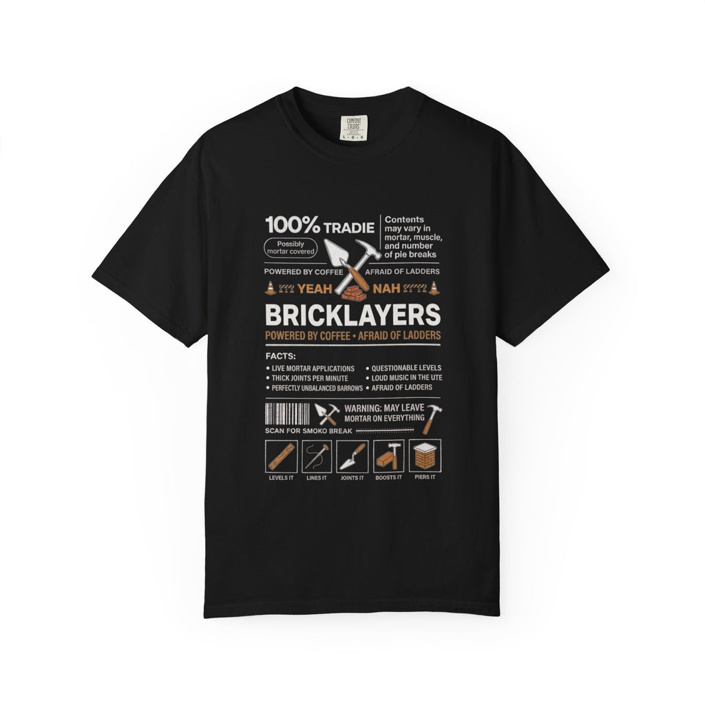 Bricklayers Ingredients List T-Shirt