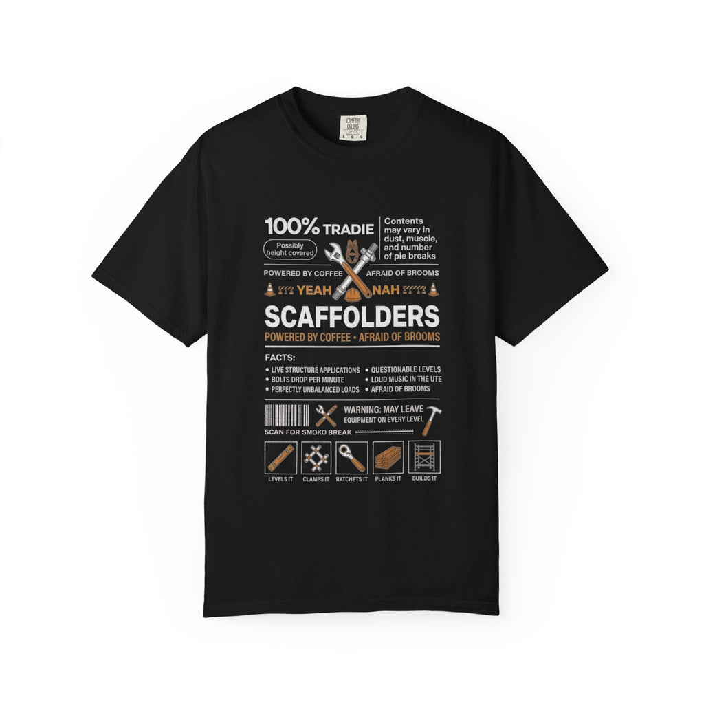 Scaffolders Ingredients List T-Shirt