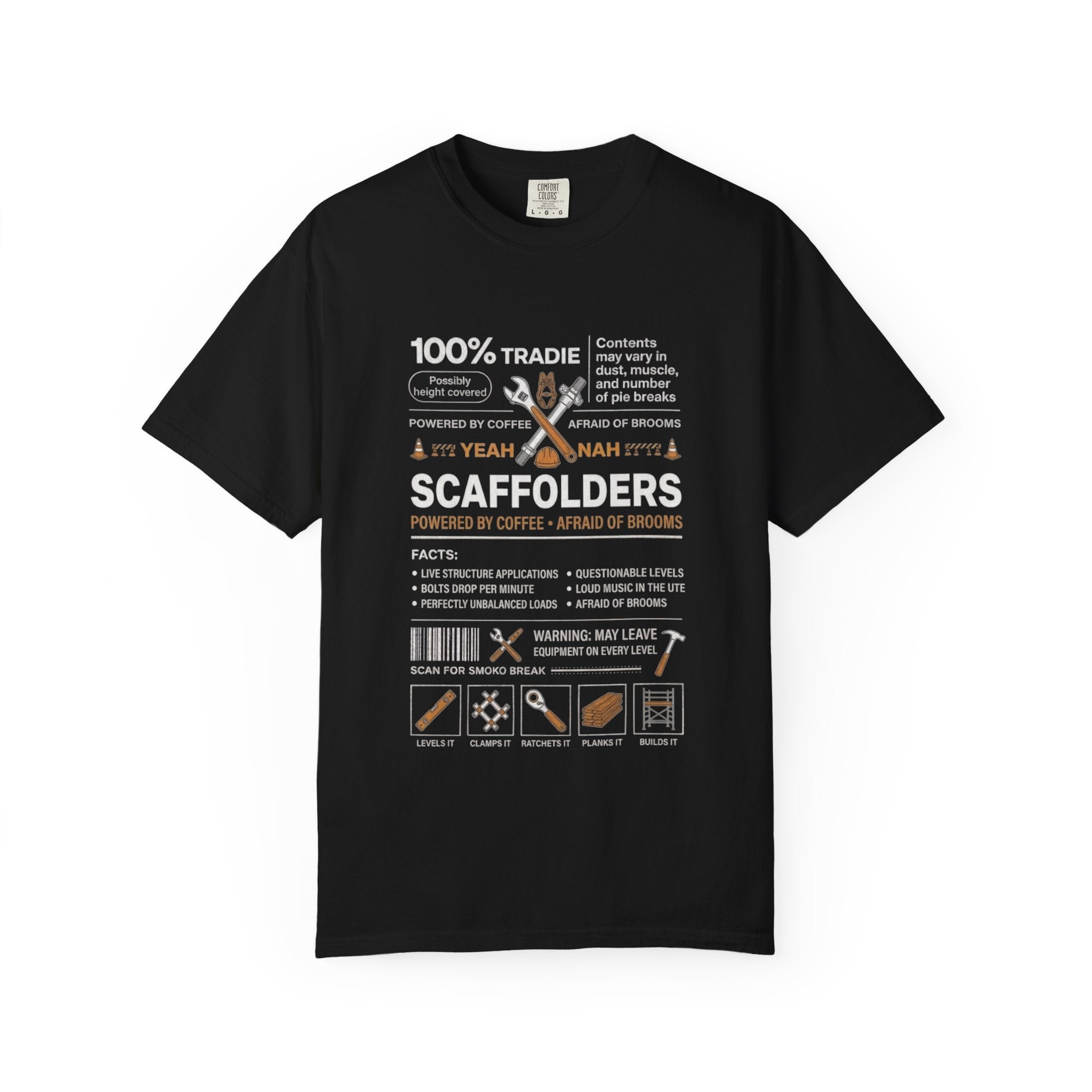 Scaffolders Ingredients List T-Shirt
