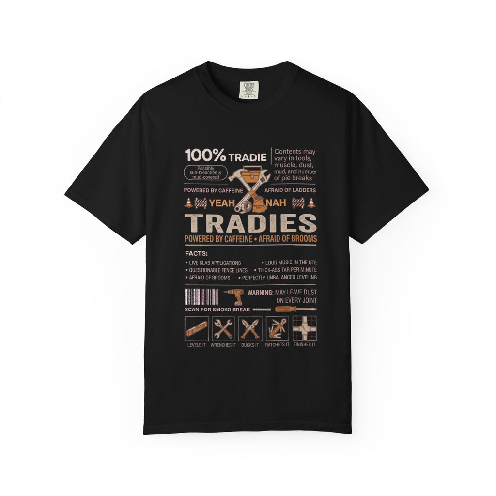 Tradies Ingredients List T-Shirt