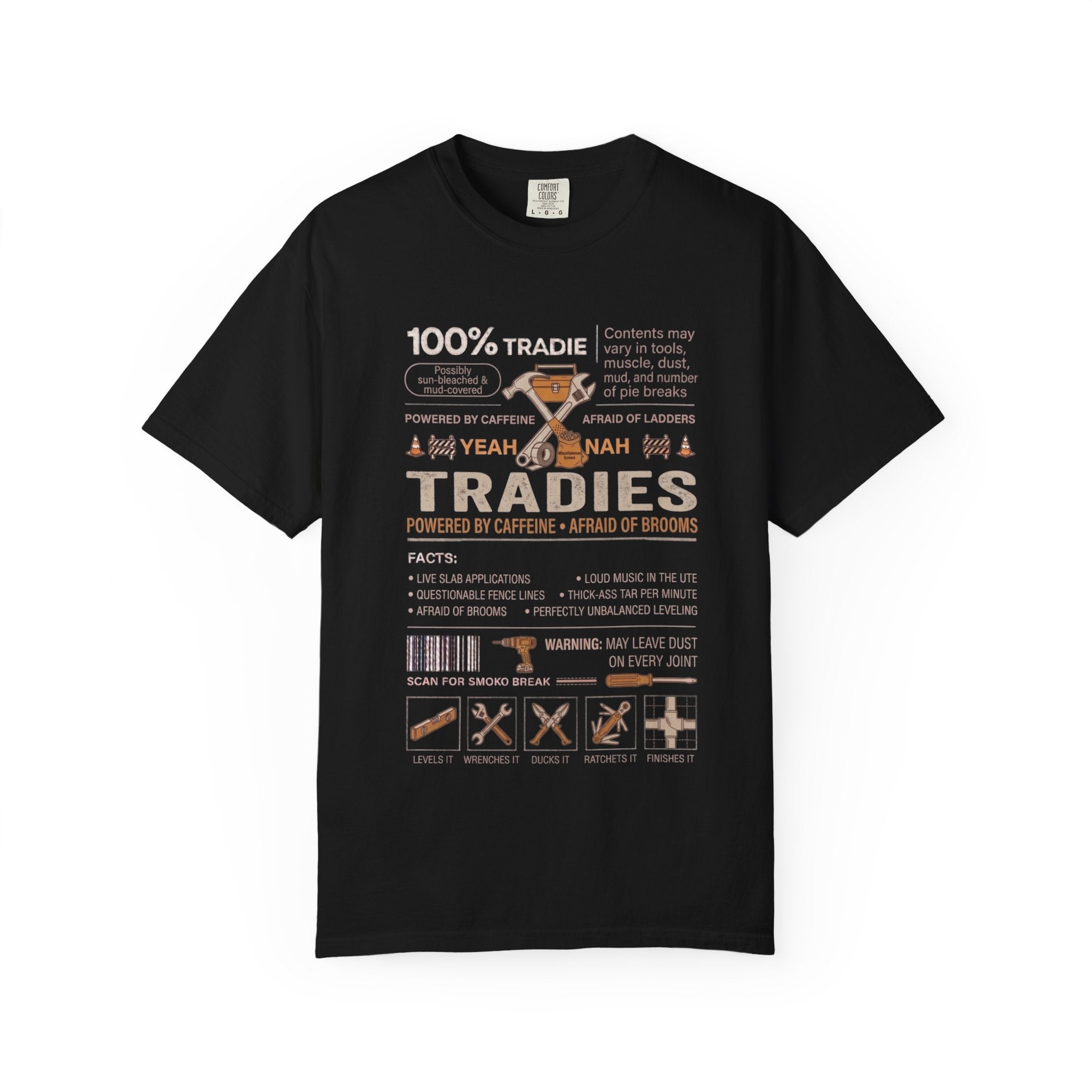 Tradies Ingredients List T-Shirt